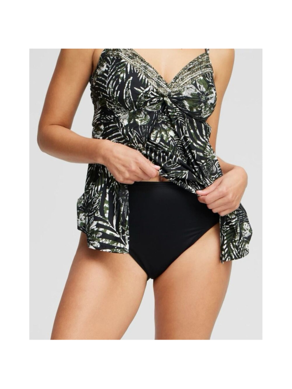 Miraclesuit Black Basic Pant Swim Bottom Slimming Flattering High Waist 16 NWT
